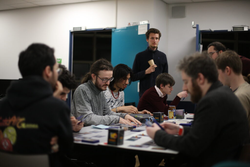 Partie de jeux de société