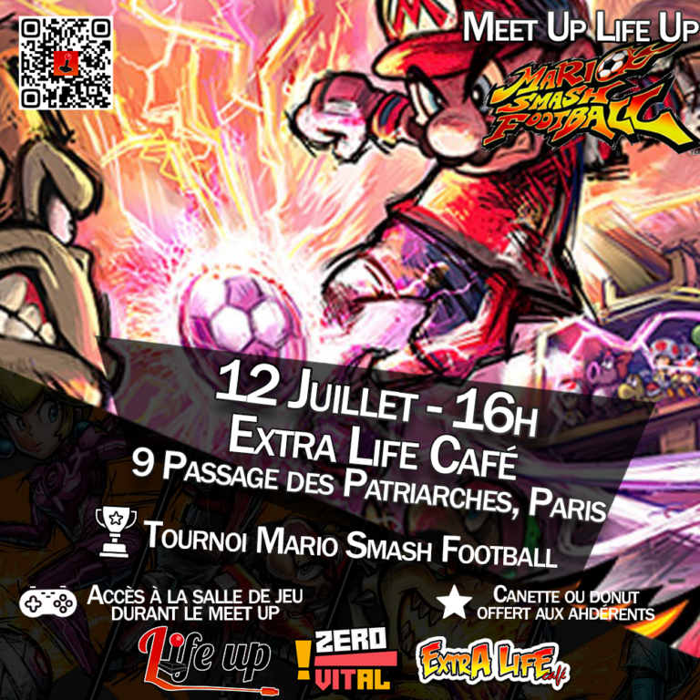 Affiche : Meet-Up Life Up – Tournoi Mario Smash Football