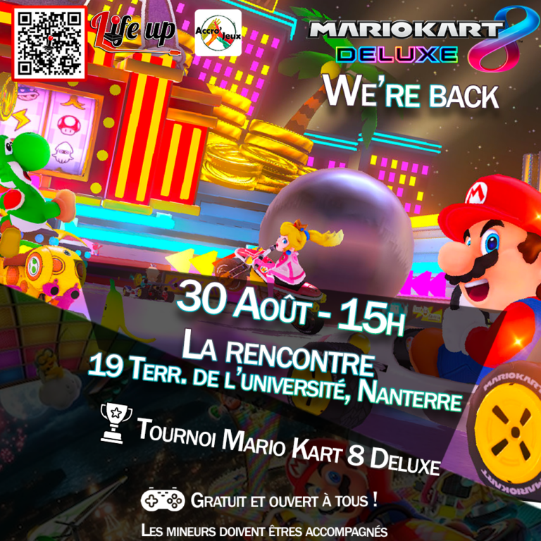 Affiche : Tournoi Mario Kart 8 Deluxe