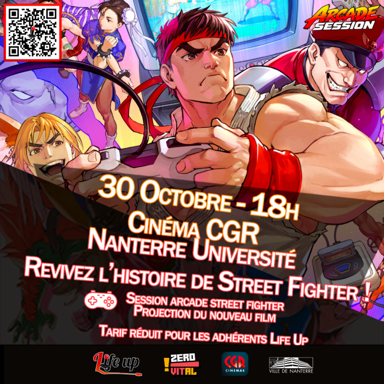 Affiche : Arcade Session – Street Fighter le film
