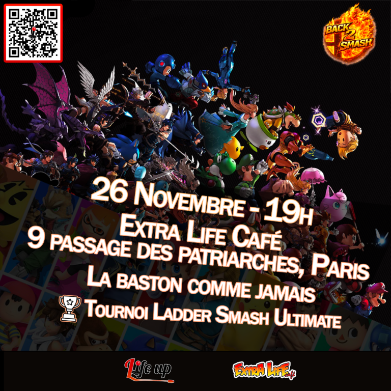 Affiche : Back2Smash – Tournoi Super Smash Bros Ultimate