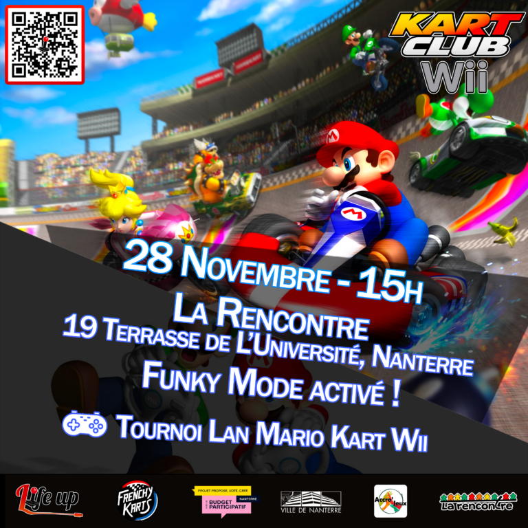 Affiche : Kart Club Wii – Tournoi Mario Kart Wii en LAN