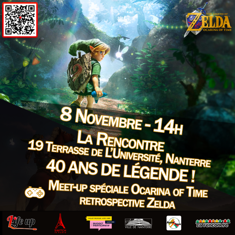 Affiche : Meet-up Zelda, lancement d&rsquo;Ocarina of Time Switch 2