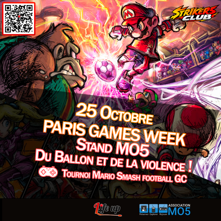 Affiche : Strikers Club – Tournoi Mario Smash Football PGW
